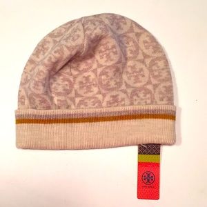 Tory Burch logo toboggan New w tag